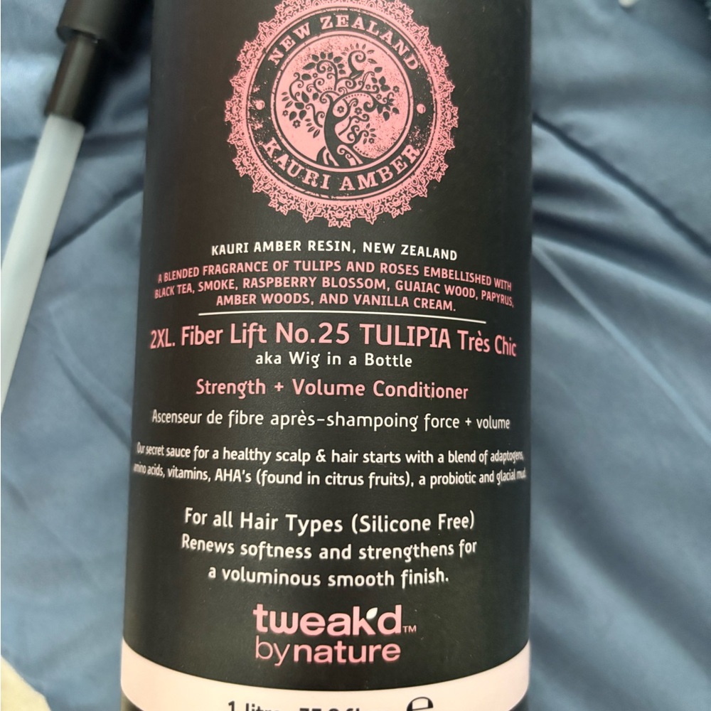 Tweak'd by Nature Black and Pink Hair Conditioner